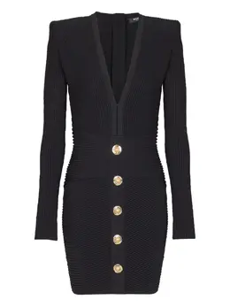 Balmain: Обтягивающее платье 