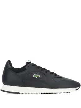 Lacoste: Чёрные кроссовки 