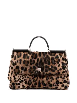 Dolce & Gabbana leopard-print tote bag 32311452