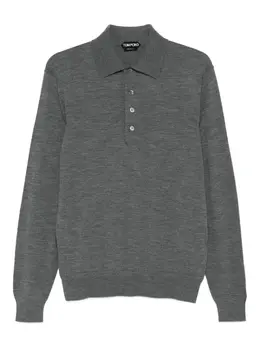 TOM FORD: Поло с длинным рукавом 