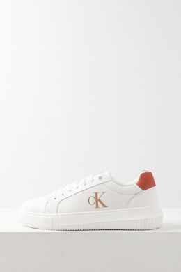 Calvin Klein: Белые кеды 
