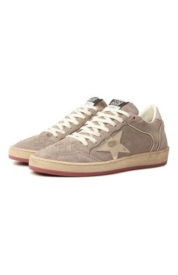 Golden Goose Deluxe Brand: Бежевые кеды  Ball Star