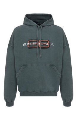 Balenciaga: Хлопковая толстовка 
