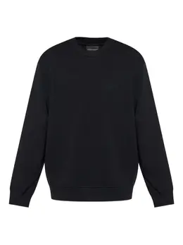 Emporio Armani: Чёрный свитшот 