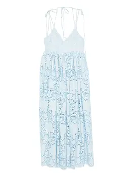 ERDEM: Платье без рукава 