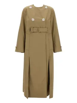 Simone Rocha: Бежевое пальто 