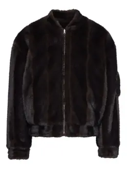 MM6 Maison Margiela: Куртка из искусственного меха 