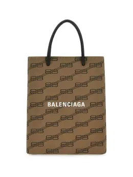 Balenciaga BB Monogram-print tote bag 25174250