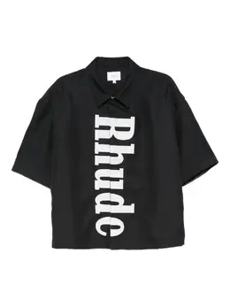 RHUDE: Рубашка с принтом 