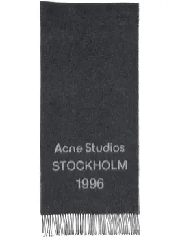 Acne Studios: Шарф с принтом 