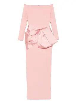 Solace London: Платье с бантом 