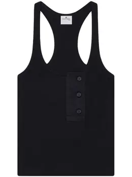 Courrèges: Чёрная майка 