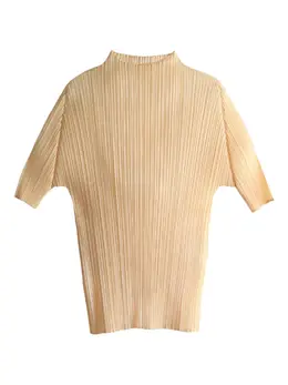 Pleats Please Issey Miyake: Жёлтый топ 