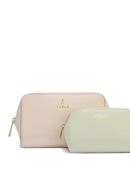 Furla zip-top curved makeup bag (set of two) 29984652