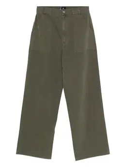 ANINE BING: Зелёные брюки 