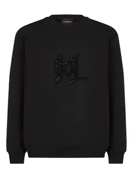 Karl Lagerfeld: Чёрный свитшот 