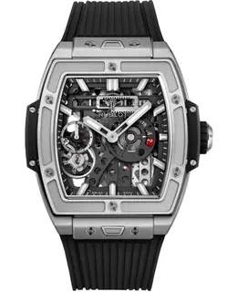 Hublot Spirit of Big Bang Black Skeleton Dial Rubber Strap Men's Watch 614.nx.1170.rx