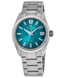 Grand Seiko Evolution 9 Collection Spring Drive 5 Days Automatic Blue Dial Titanium Men's Watch slga025g