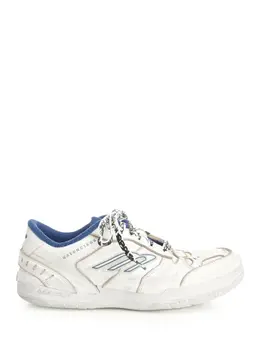Balenciaga-Hamptons Worn-Out Sneakers Bianco-Uomo 52843383325012