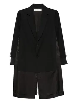 Undercover: Однобортное пальто 