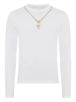 Marine Serre: Футболка с принтом 