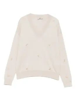 Herno: Бежевый свитер 