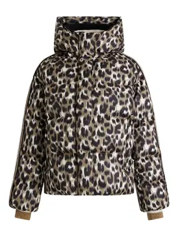 Fusalp: Куртка с леопардовым принтом 