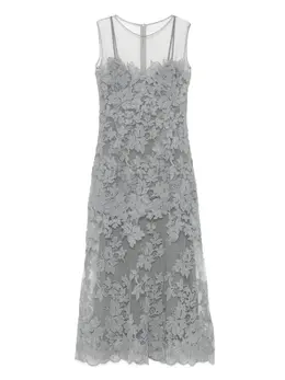 Ermanno Scervino: Платье с растительным принтом 