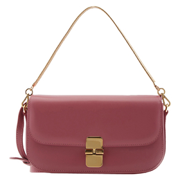A.P.C. Grace Leather Chain Clutch Bag pxbmw-f61882-rose