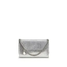 Stella McCartney Silver Polyester Shoulder Bag st581238wp03018101bb