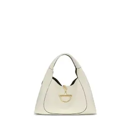 Gucci White Calf Leather Bos Taurus Shoulder Bag gu837466aaeao9050bb