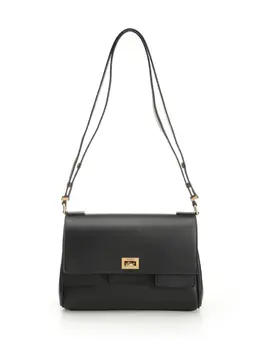 Balenciaga-Flap Bel Air Shoulder Bags Nero-Donna 52729366217044