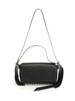 Alexander Wang-Ricco Medium Flap Bag Crossbody Bags Nero-Donna 52729670598996