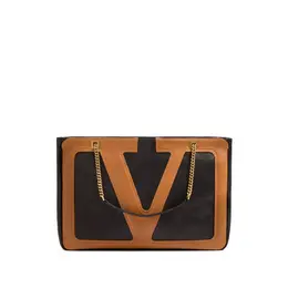 Valentino Garavani-Bum Bags Nero, Marrone-Uomo 52856339759444