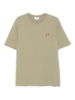 Maison Kitsuné: Зелёная футболка 
