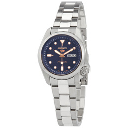 Seiko 5 Sports Automatic Watch Ladies Blue Dial Model SRE003K1