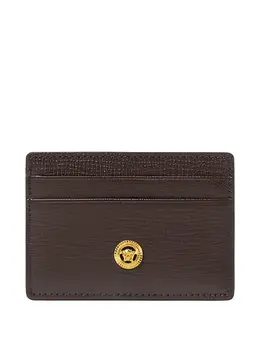 Versace: Коричневый картхолдер 