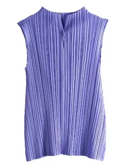 Pleats Please Issey Miyake: Светлый топ 