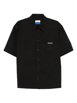 Off-White: Чёрная рубашка 