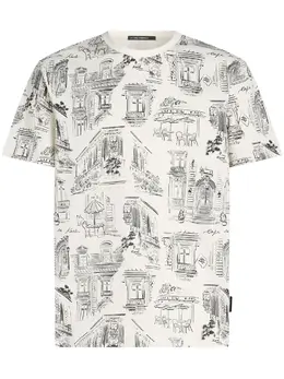 Karl Lagerfeld: Футболка с принтом 