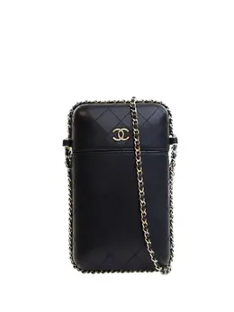 Chanel 2018 CC Quilted Lambskin Chain Around Phone Holder crossbody bag 32609630