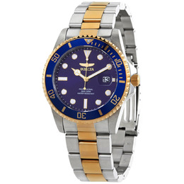 Invicta Pro Diver Quartz Blue Dial Two-tone Mens Watch 33268