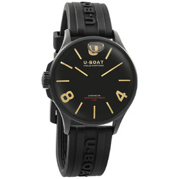 U-Boat Lefty Capsoil Darkmoon Quartz Black Dial Unisex Watch 9019
