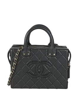 Chanel 2021-2023 Vanity Case diamond-quilted tote bag 32500202
