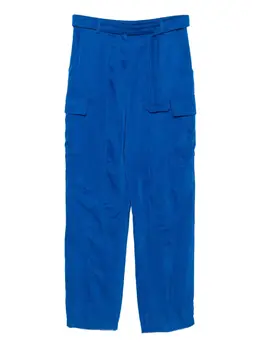 Ferragamo: Голубые брюки 