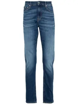 Calvin Klein Jeans: Голубые джинсы 