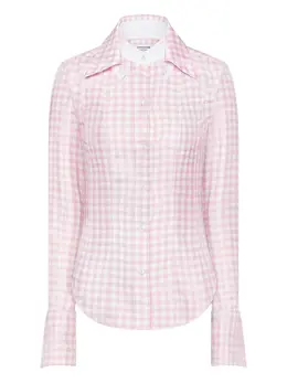 Thom Browne: Шёлковая рубашка 