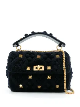 Valentino Garavani Rockstud knitted tote bag 17139609
