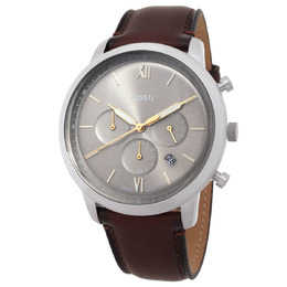 Fossil Neutra Chronograph Quartz Grey Dial Mens Watch fs6129