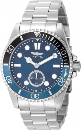Invicta Pro Diver Quartz Blue Dial Batman Bezel Mens Watch 49432